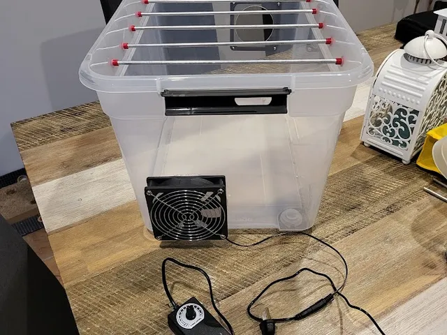 Biltong Box Rod Holders