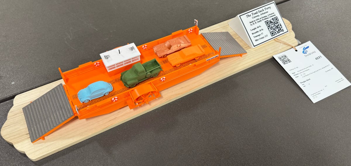 The Toad Suck Ferry 3D Model