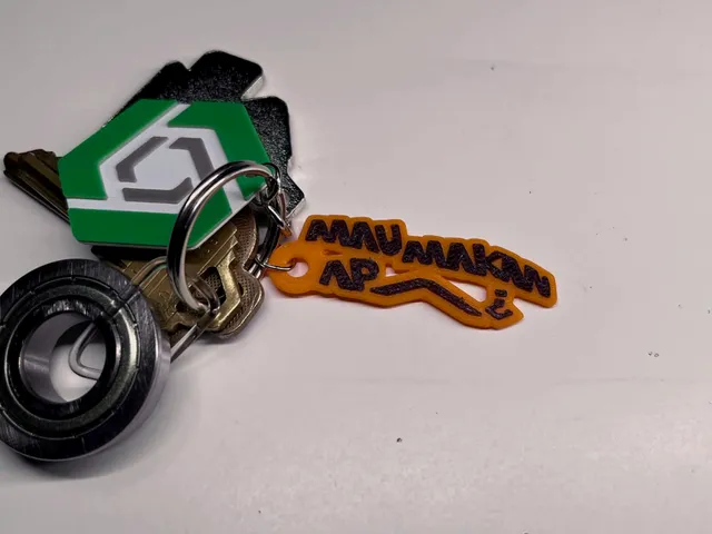 'Mau Makan Apa' Keychain
