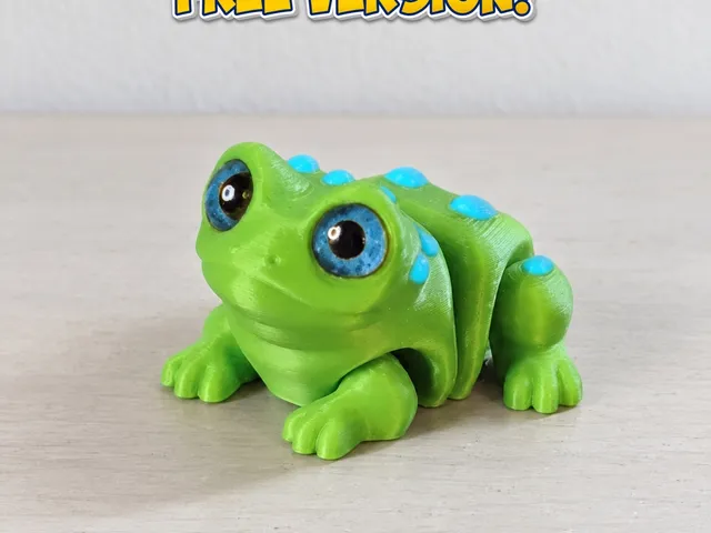 Frog Flexi Mini Fidget | Serev3D FREE Version