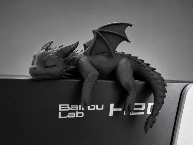 sleepy baby dragon