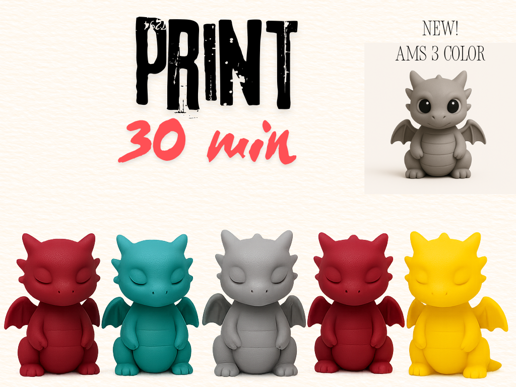 Little Dragon- 30min for print!