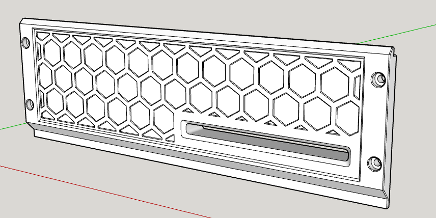 Elegoo Centauri Carbon: Yet another but sturdy riser, Rear Frame Open 3D model thumbnail