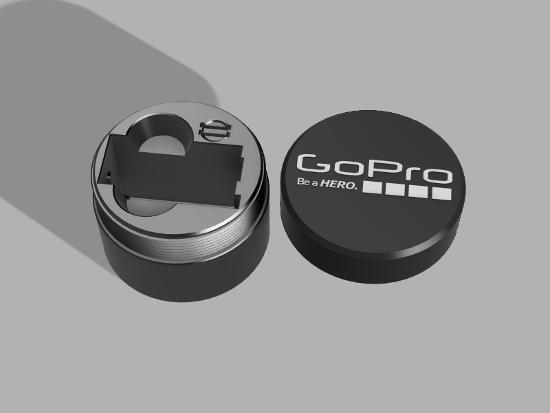 GoPro HERO 4K (2024) Compact Storage Case with Screw Lid