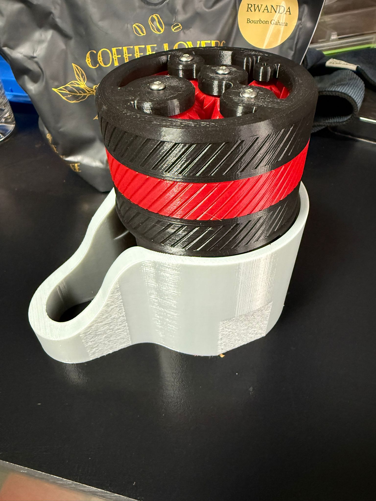 Tamping station for Lelit bottomless 58mm