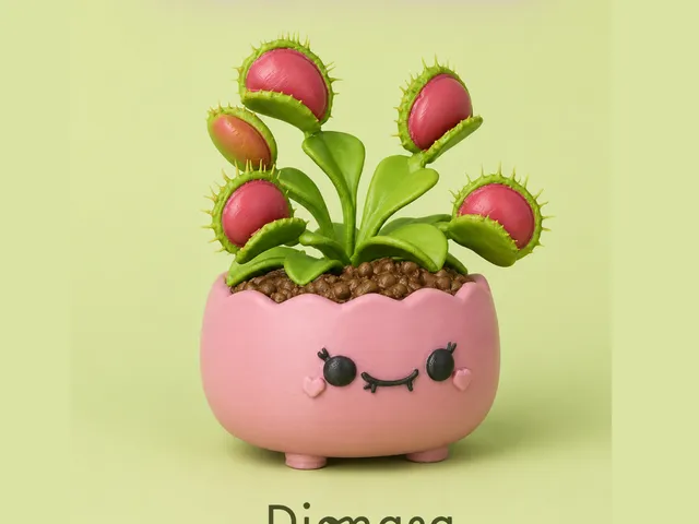 Minimalist Floral Vase Sculpture F3