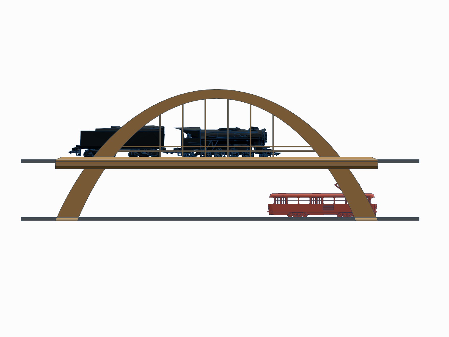 Bow Railway Bridge - H0 Scale — miniatura 6
