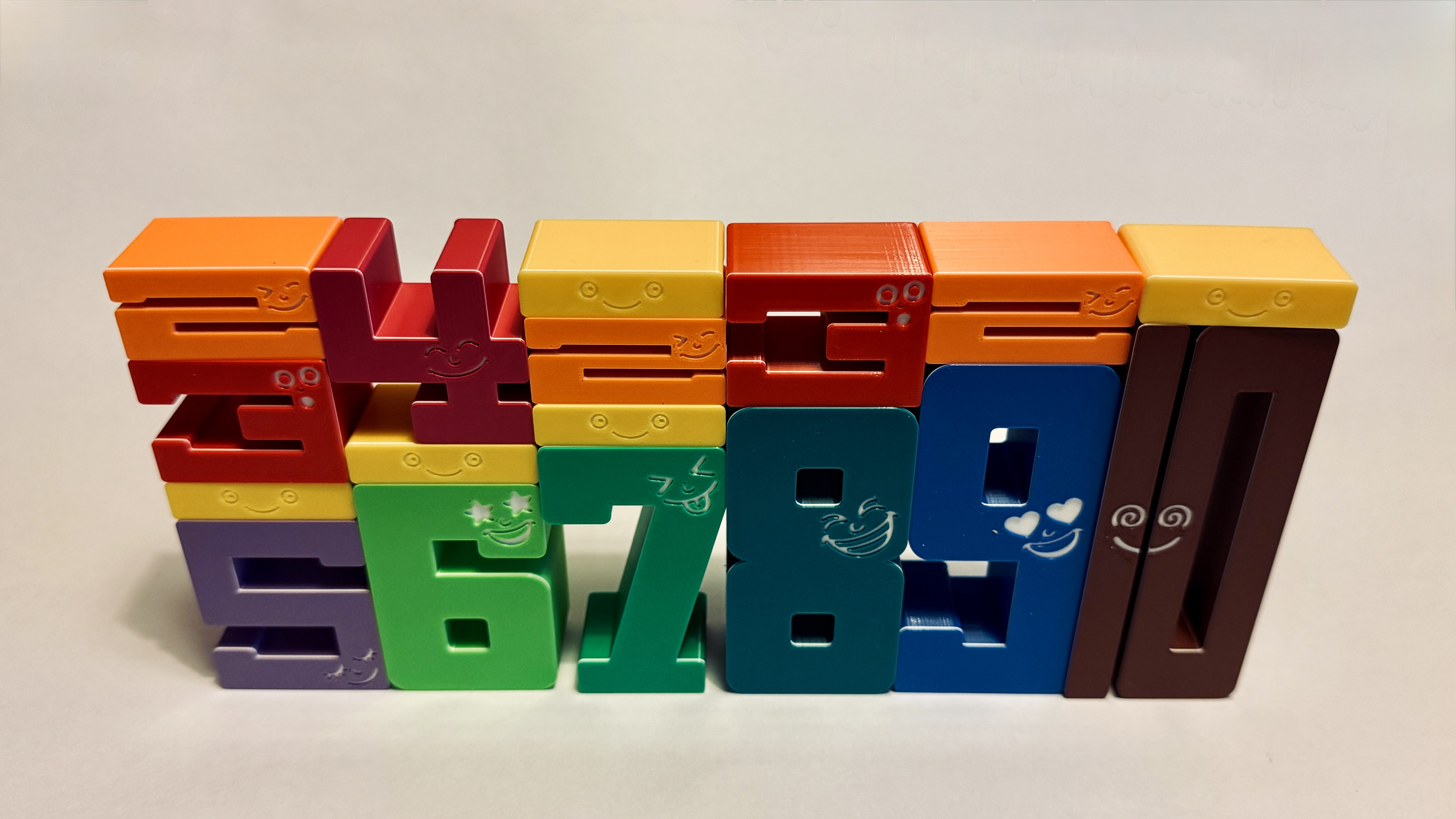 Montessori Number blocks/Číselná sada