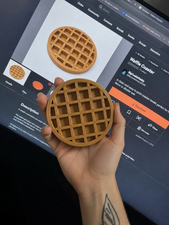 Waffle Coaster