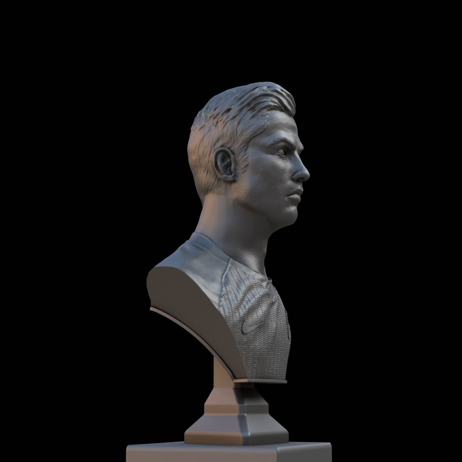 Cristiano Ronaldo test sculpting