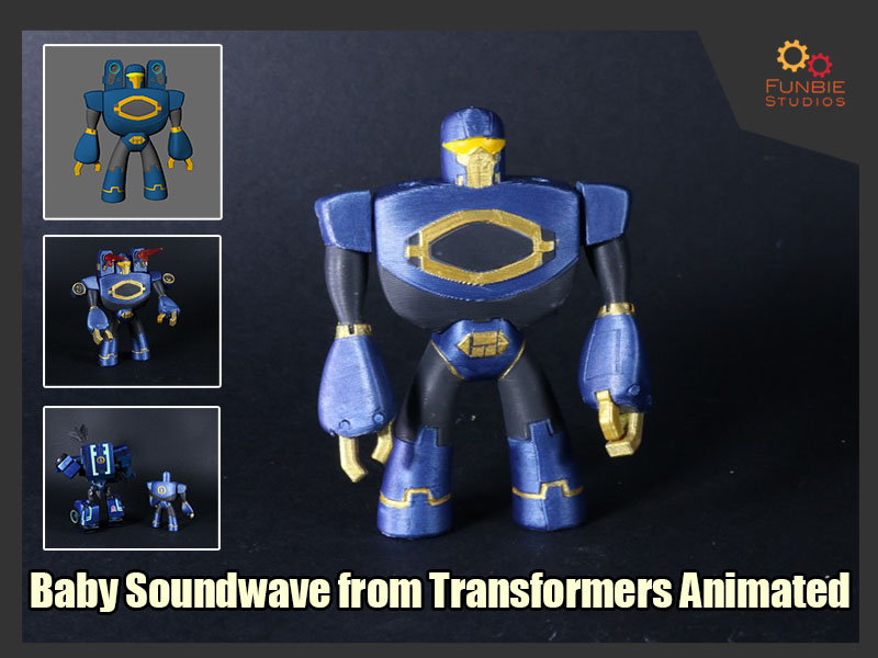 Baby Soundwave from Transformers Animated