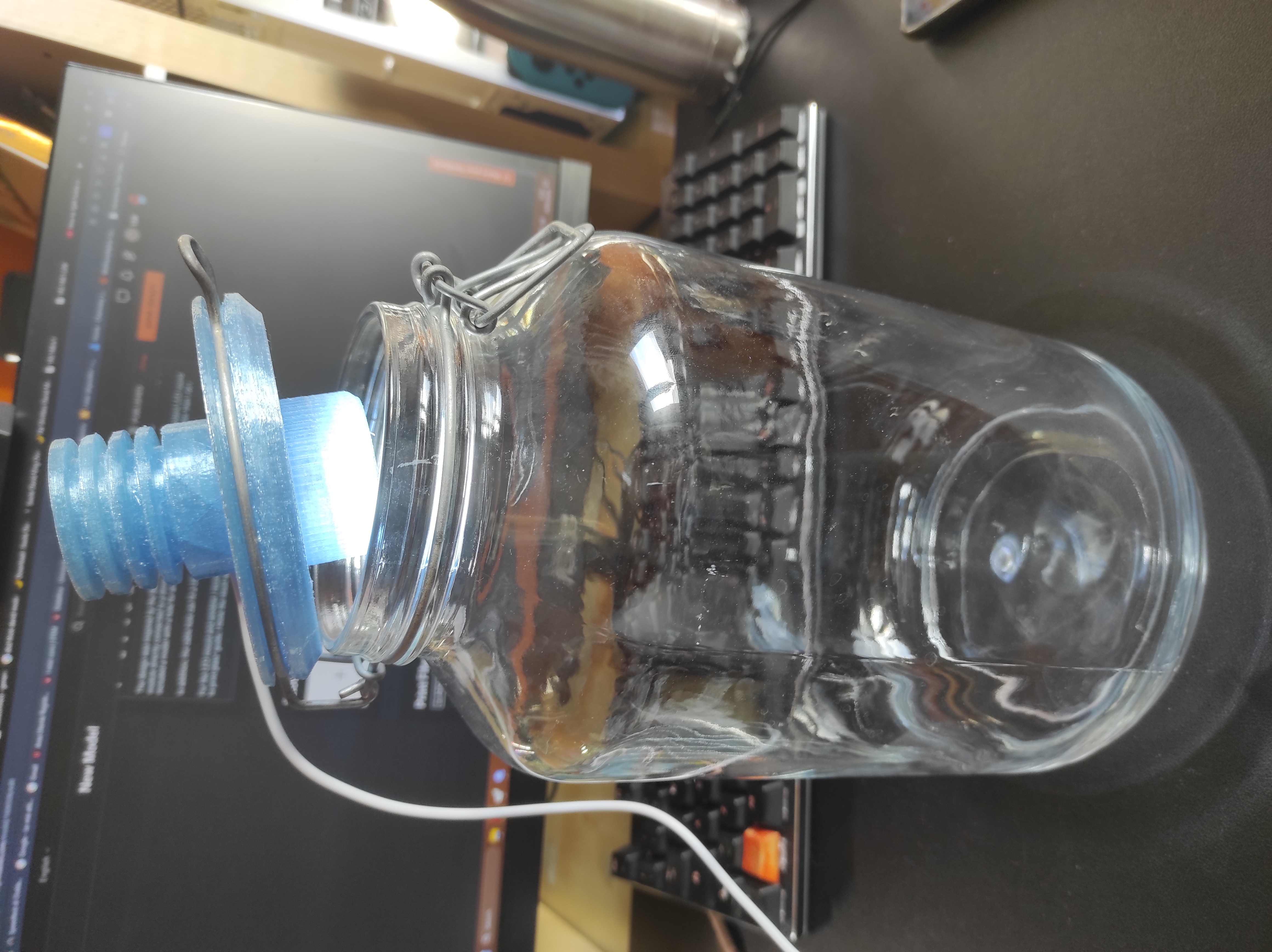 Terrarium / Aquarium light lid for BIG JAR