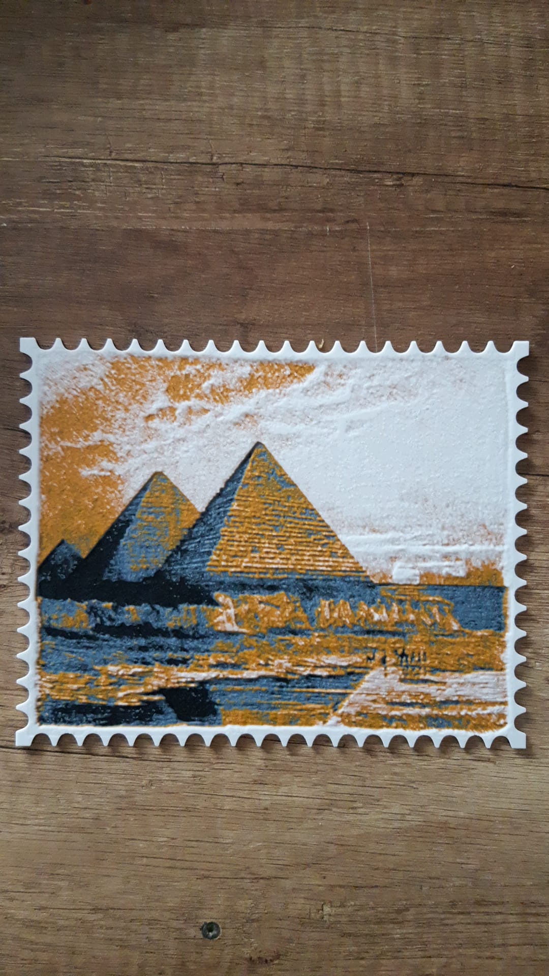 Stamp Hueforge Great Pyramid of Giza