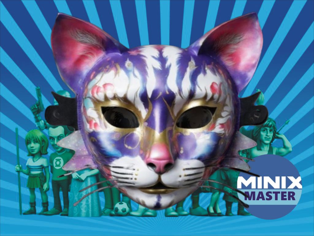 cat carnival mask
