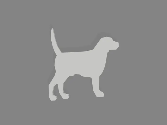 Dog silhouette