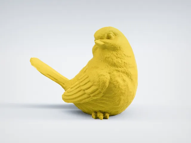 Bird Figurine 3D Scan