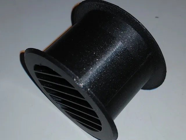 Ventilation grille for bathroom door