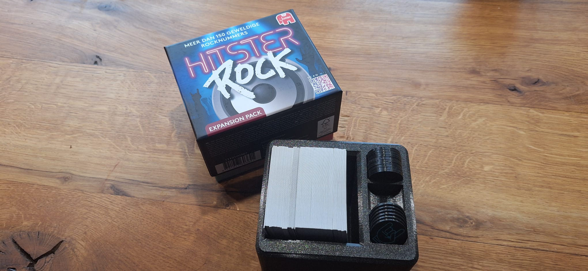 Hitster rock infill with space for coins