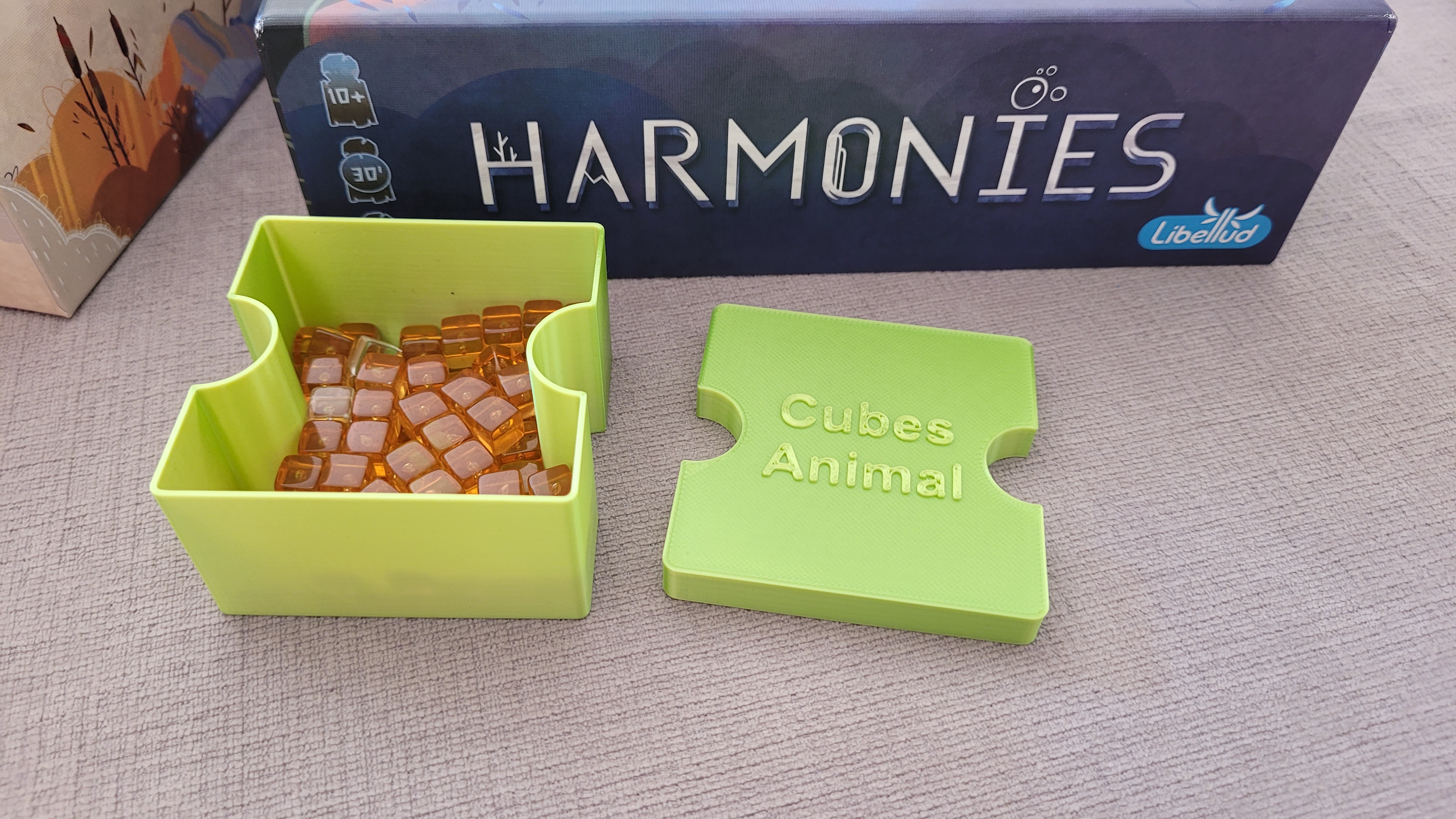 Boite de rangement pour le jeu HARMONIES