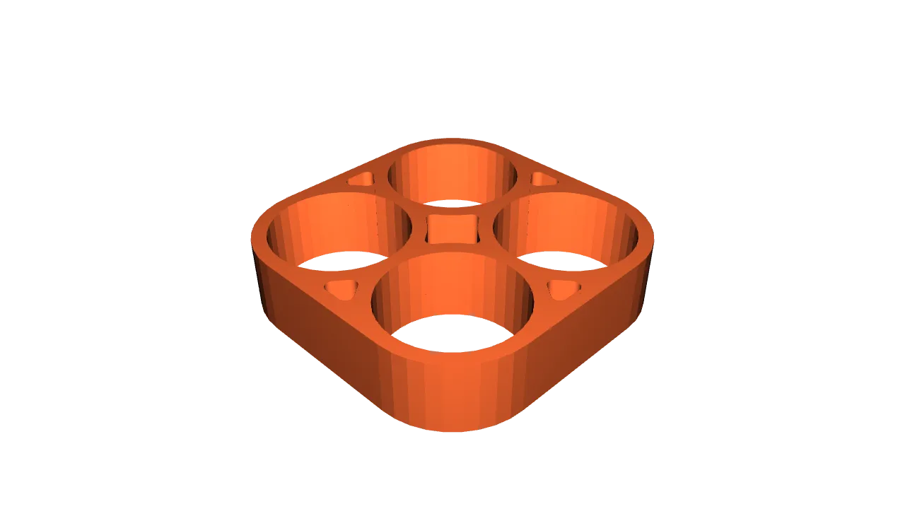 18650 Double Row Holder Set | Wire Channels (4-12 Cells) by