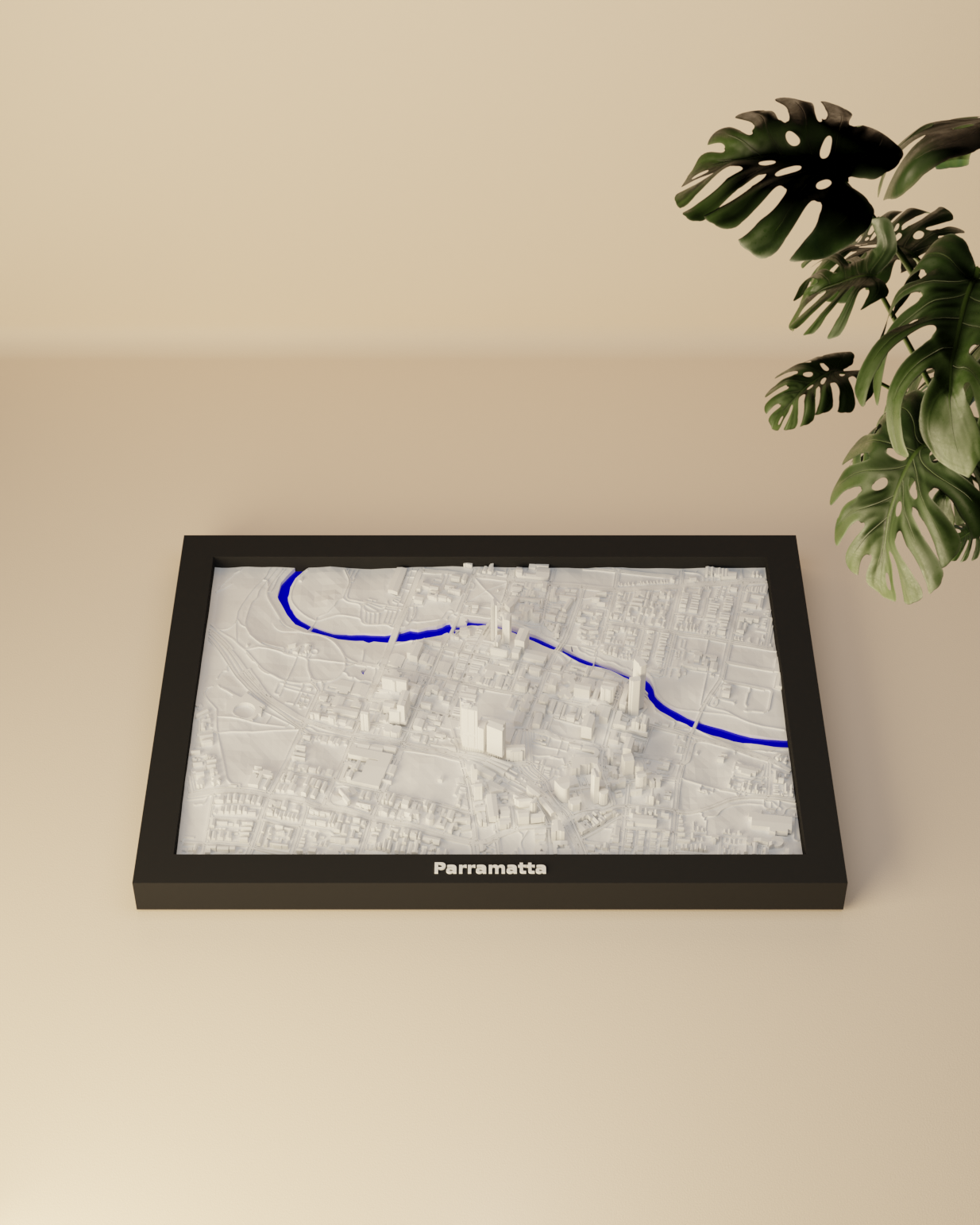 Parramatta, Australia - 3D Miniature