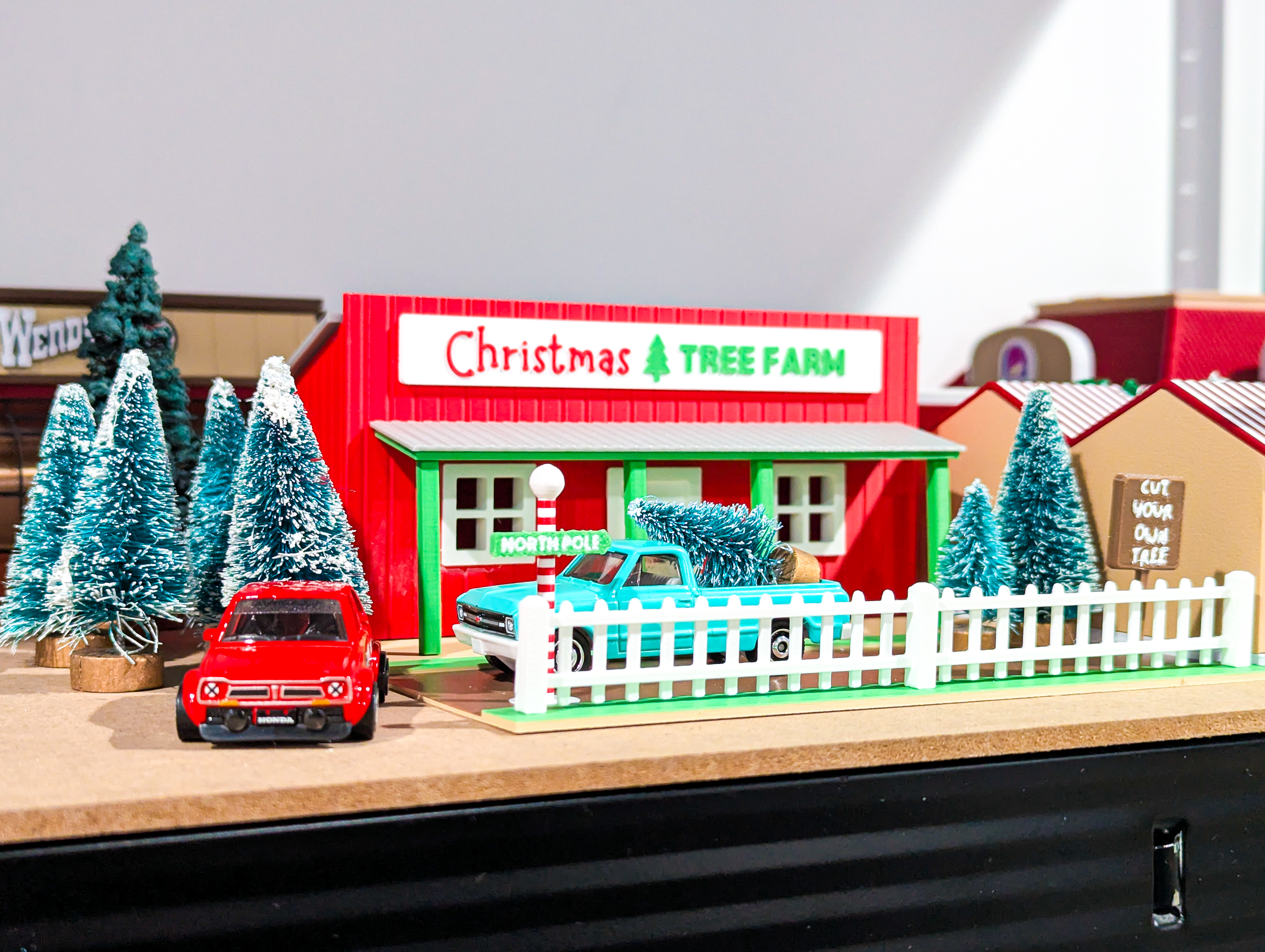 Christmas Tree Farm Stand - 1:64 Scale Diorama — thumbnail 7