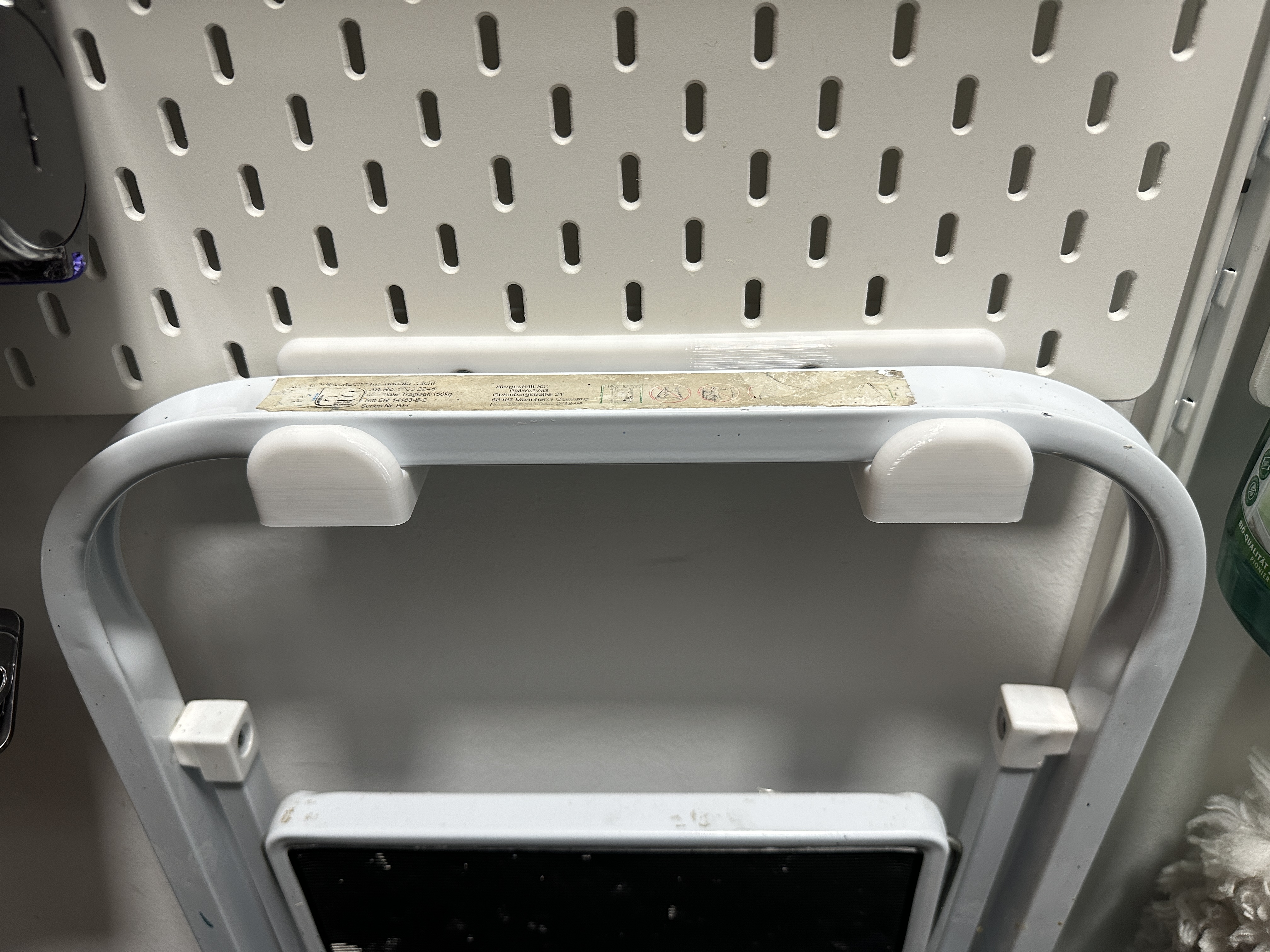 IKEA SKÅDIS Bottom Mount Holder for Small Ladders (250 mm Width)