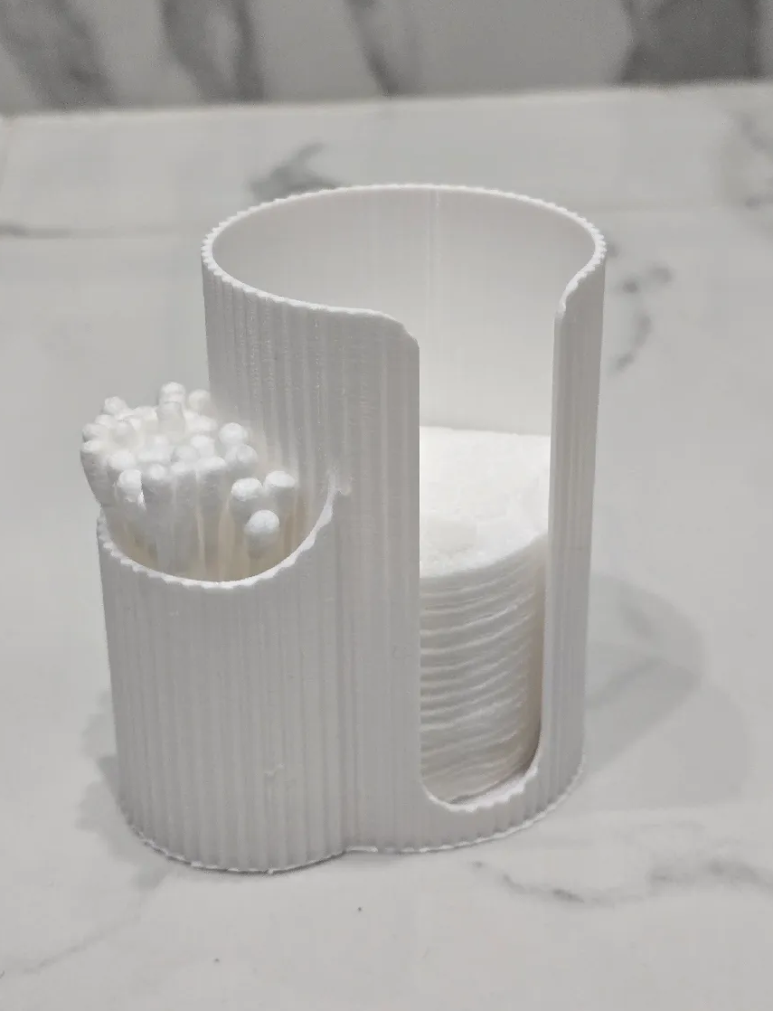 Organizer for q-tips and cotton pads