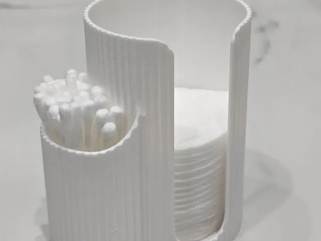 Organizer for q-tips and cotton pads