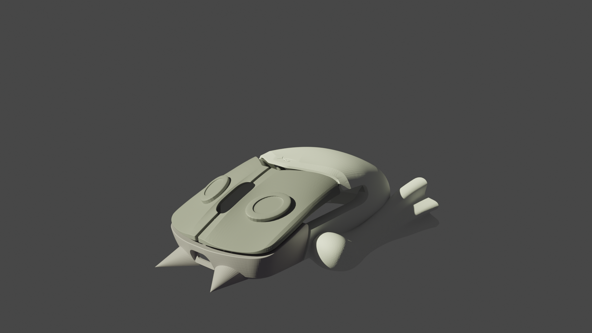Miniatura 5 do modelo 3D HyperX Pulsefire Saga - Shells GHOST Mask