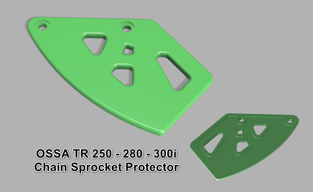 OSSA 250 280 300i Chain Sprocket Protector