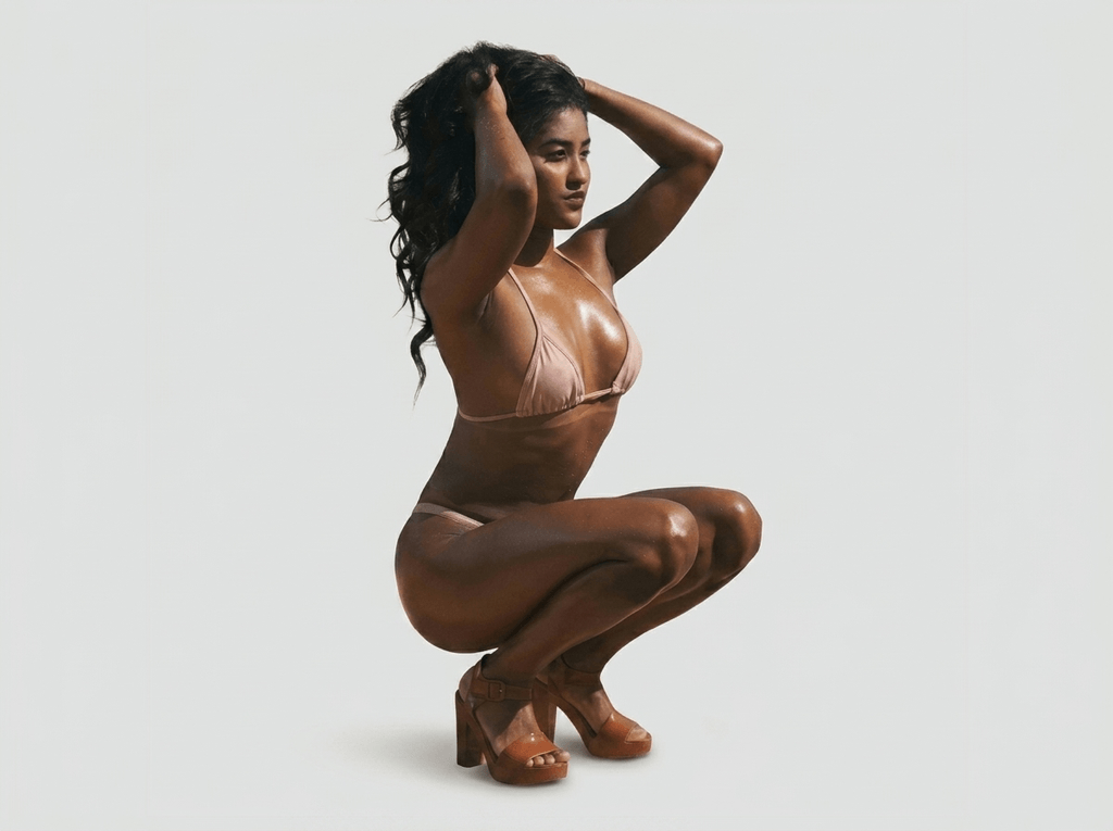 Pinup Art - A Quick Dip