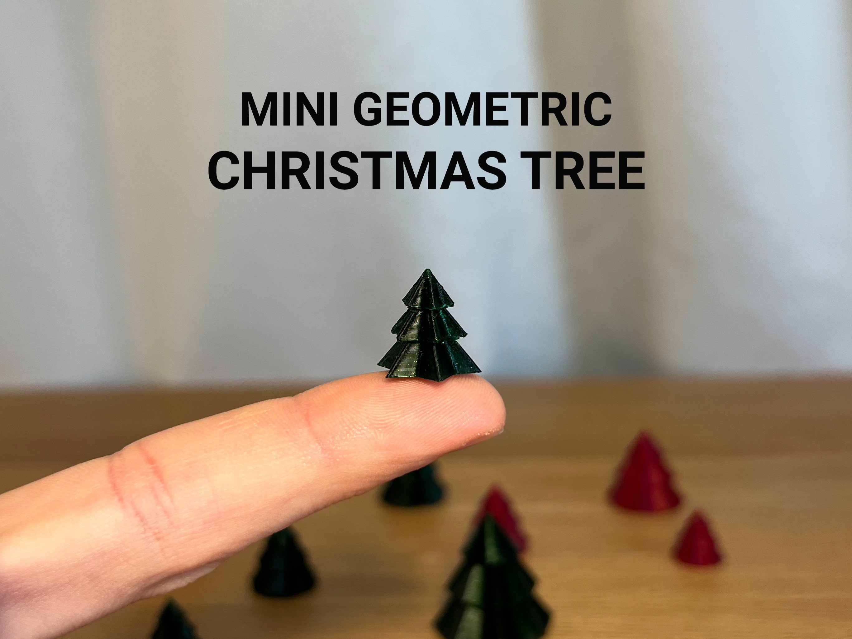 Mini Geometric Christmas Tree 2
