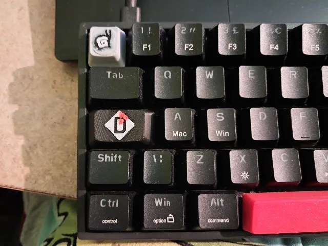 Attack the D Point "Caps" Keycap