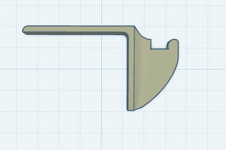 Hook for glasses on monitor Mirrored