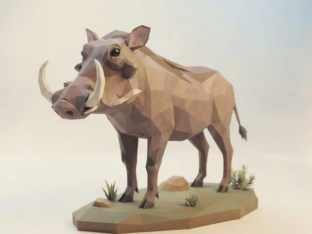 Low Poly Warthog