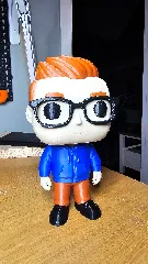 Funko Pop Figurine With Glasses