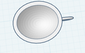 Teacup with star bottom