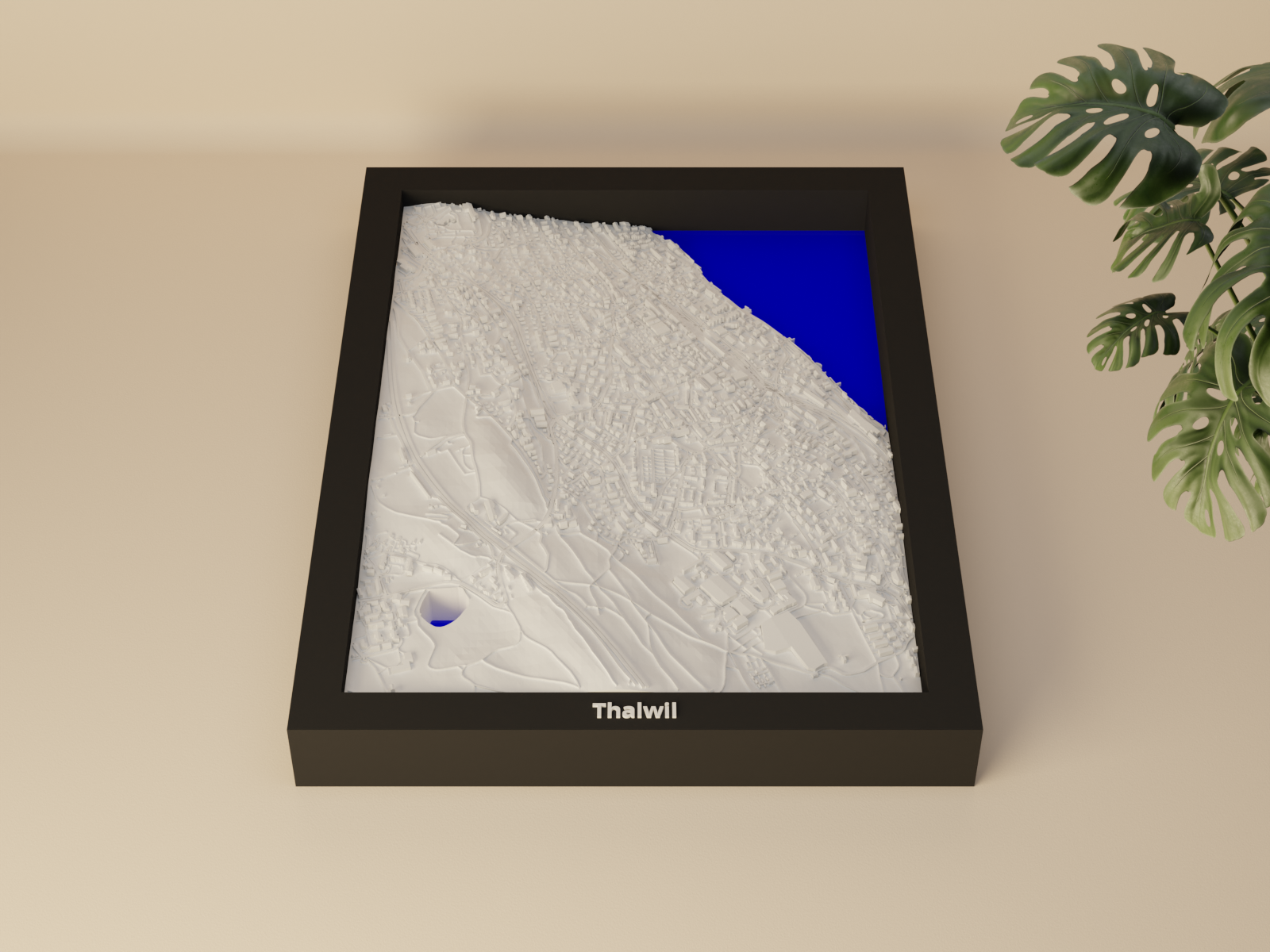 Thalwil, Switzerland - 3D Miniature