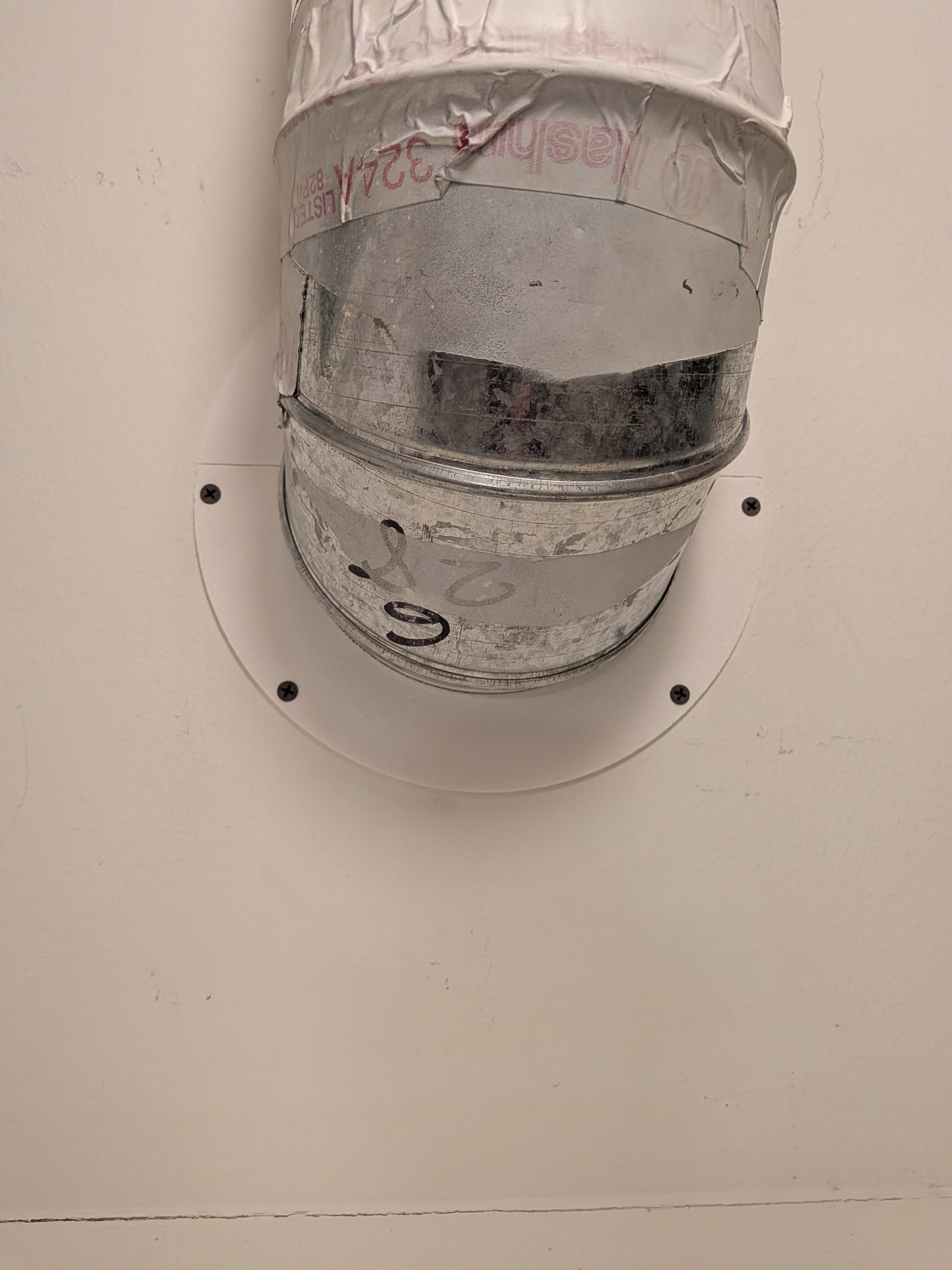 Ventilation Trim Split Flange 6 in
