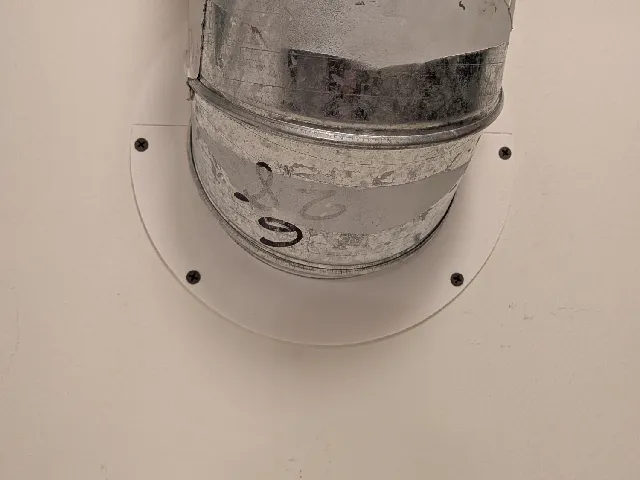Ventilation Trim Split Flange 6 in