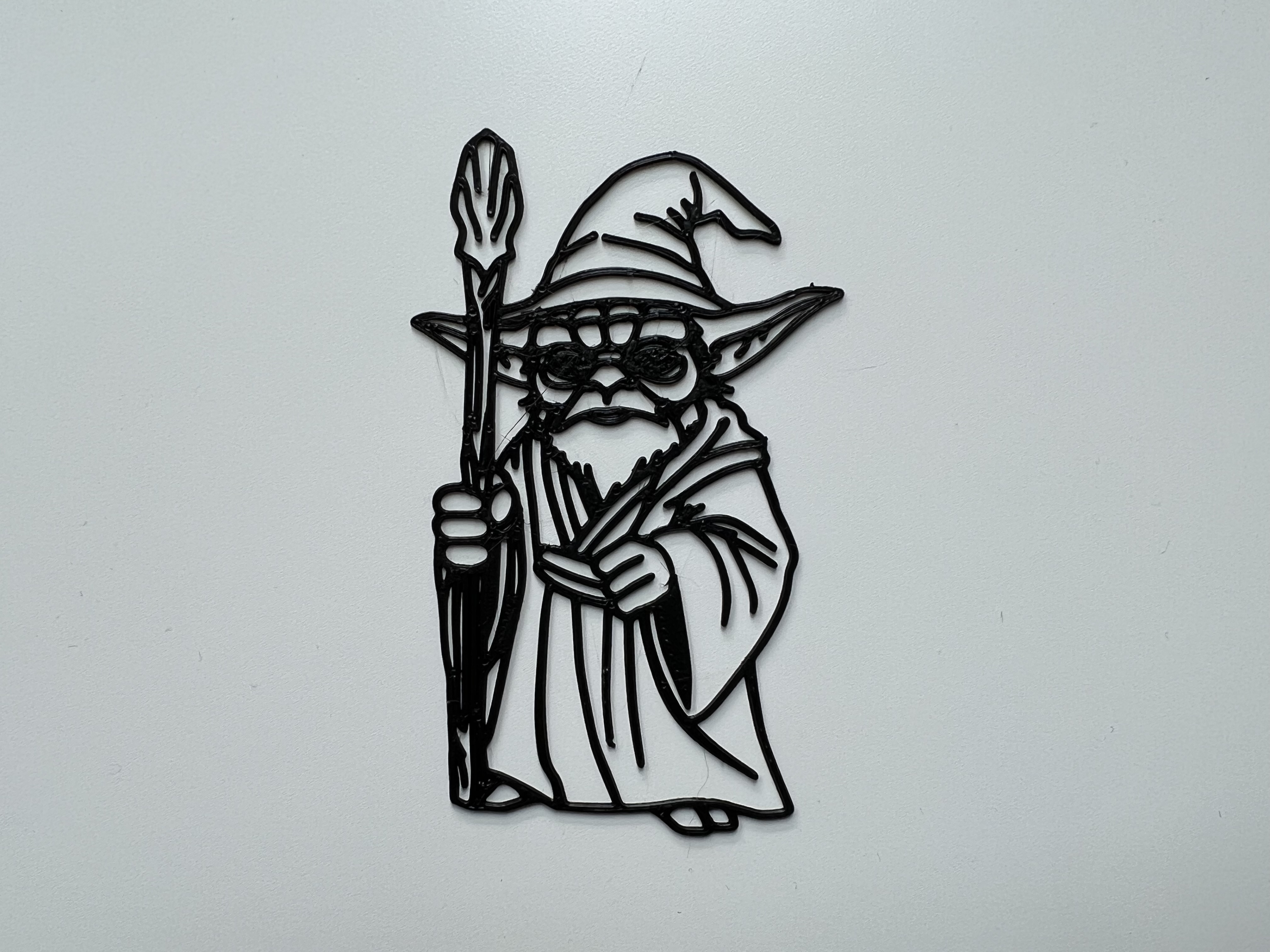 Yoda Wall Art #12 (Gandalf)