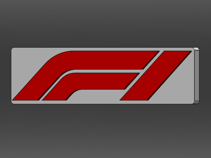 F1 Logo, Formula 1 Racing - Fridge Magnet (Hot-Swap, Multi-Color) | Decoration For Whiteboard, Refrigerator, Locker, Cabinet | Home & Kitchen Essential, Classroom Office Supplies | — miniatura 3