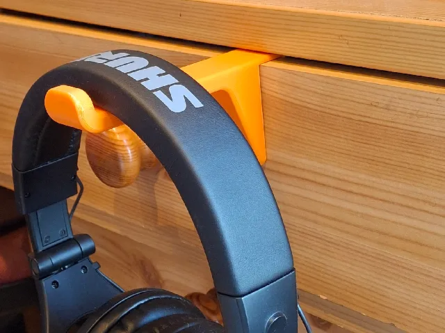Headphone Hook for Drawer