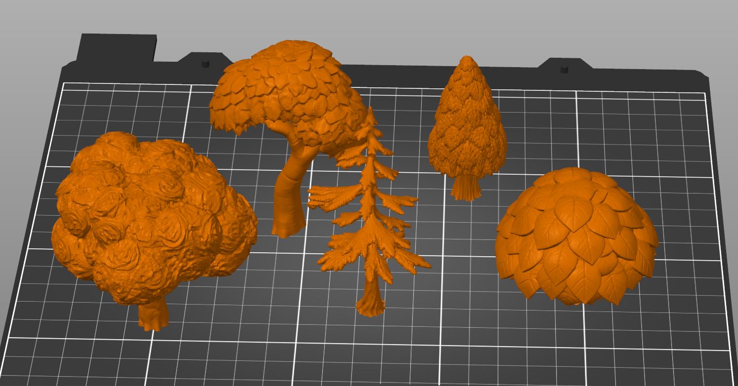 Trees - Expansion for Clash for Eternia 3D Nature Set 3D model