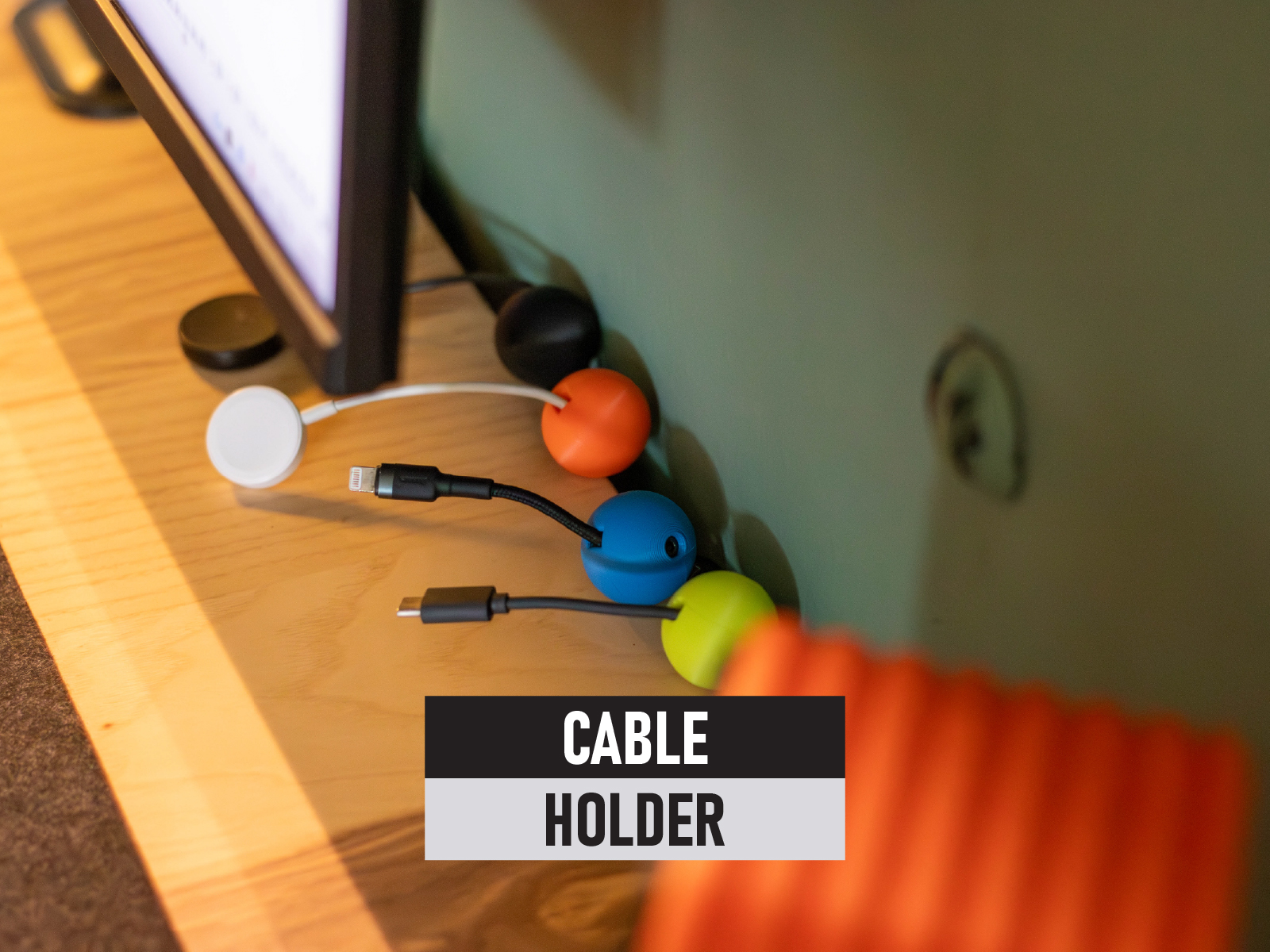 CableBall - Simple Desk Cable Holder