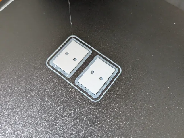 Front panel spacers for Bosch integrated dishwasher
