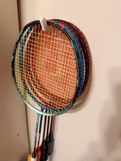 Miniatura 4 do modelo 3D Badminton Racket Wall Mount