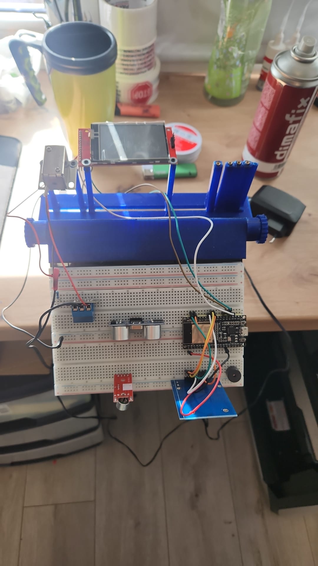 Miniatura 2 do modelo 3D Prototype board holder with adjustable arm