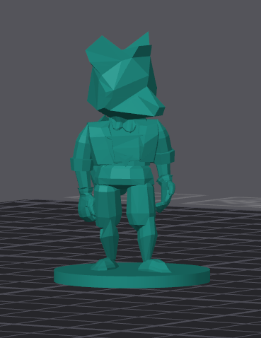 Fox McCloud N64 Low Poly Figure